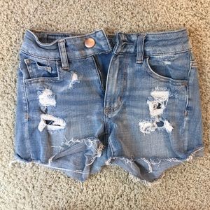 American eagle cutoff ripped denim shorts